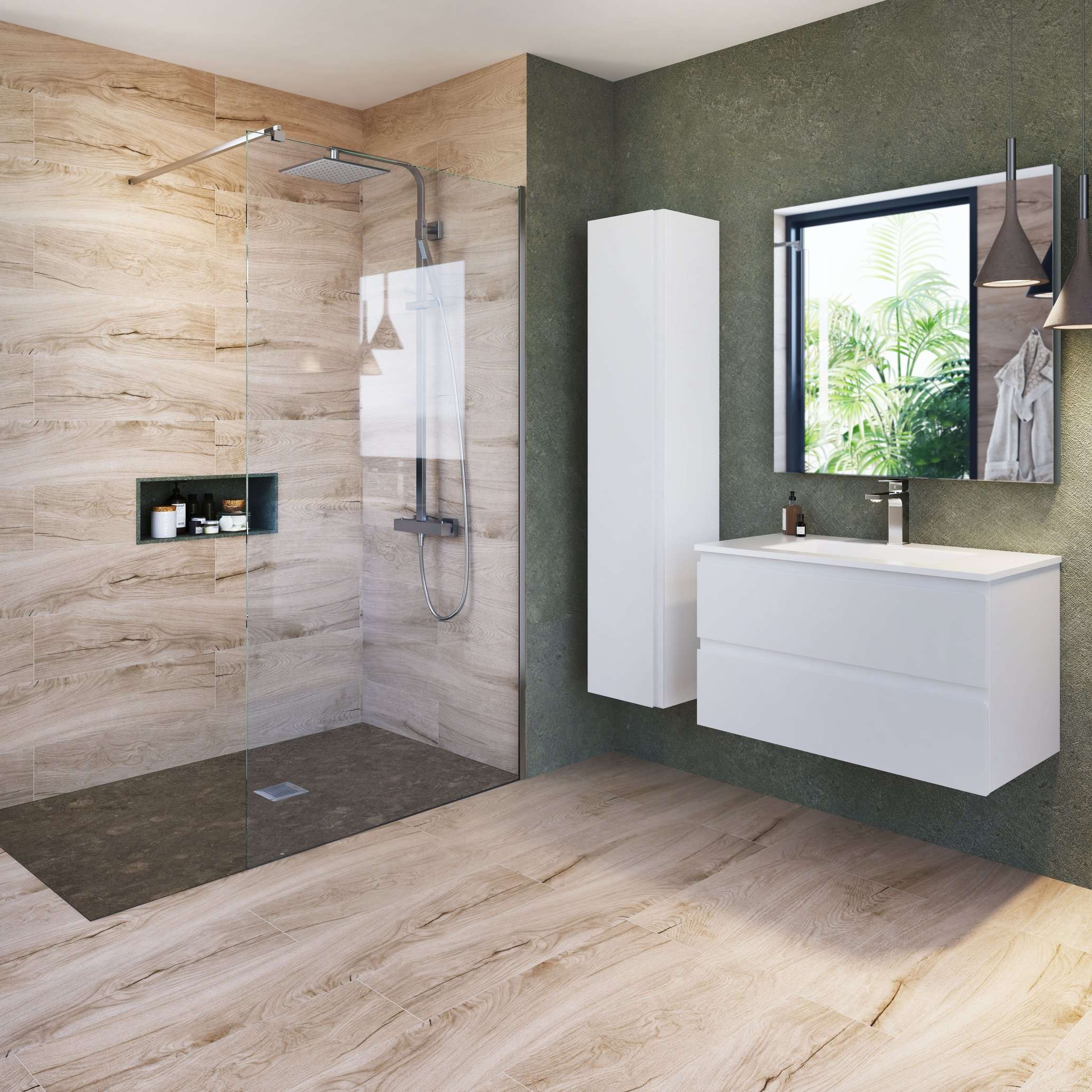 Platos de ducha de piedra natural para el baño y lavabo